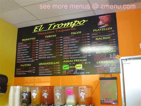 el trompo mexican taqueria menu|Locations